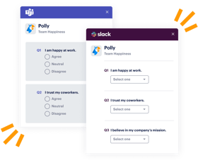 Ditch the survey and use Polly.
